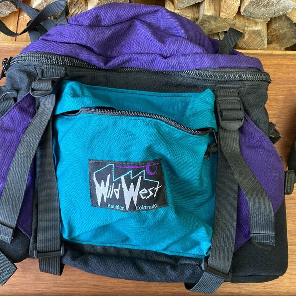 Wild West Boulder Colorado lumbar pack hike hiking fanny waist bag vintage CO